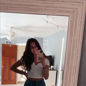 white t shirt from AERO (cropped)